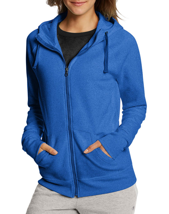 Champion Women`s Fleece Full Zip Hoodie