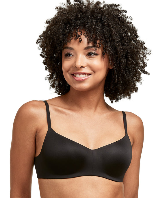 Hanes Womens No Show Comfort Flex Fit Wirefree Bra