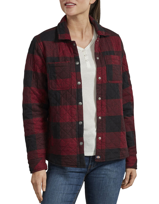 Dickies Womens Quilted Shirt Jacket