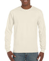 Gildan Mens Ultra Cotton Long Sleeve T-Shirt, XL, Sport Grey