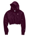 Champion Life Womens Reverse Weave Cropped Cut Off Pullover Hoodie