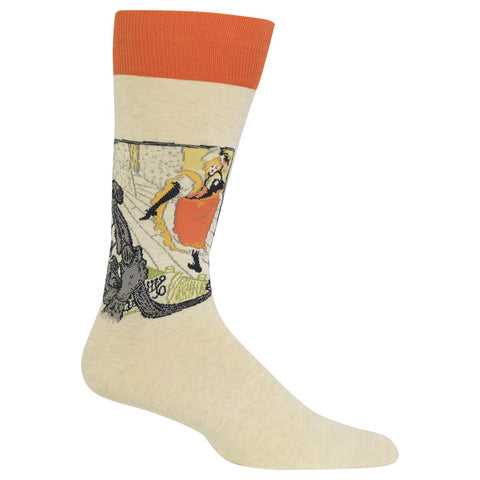 Hot Sox Mens Latrecs Jane Avril Crew Socks