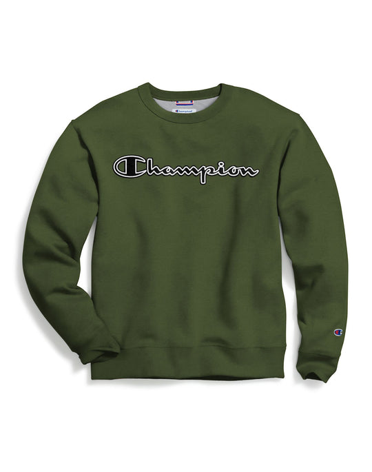 Champion Mens Powerblend Fleece Crew