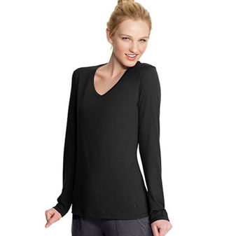 Champion Women`s Authentic Jersey Long Sleeve Tee