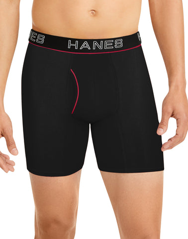 Hanes Mens Ultimate Comfort Flex Fit Breathable Mesh Boxer Briefs 3-Pack 2XL
