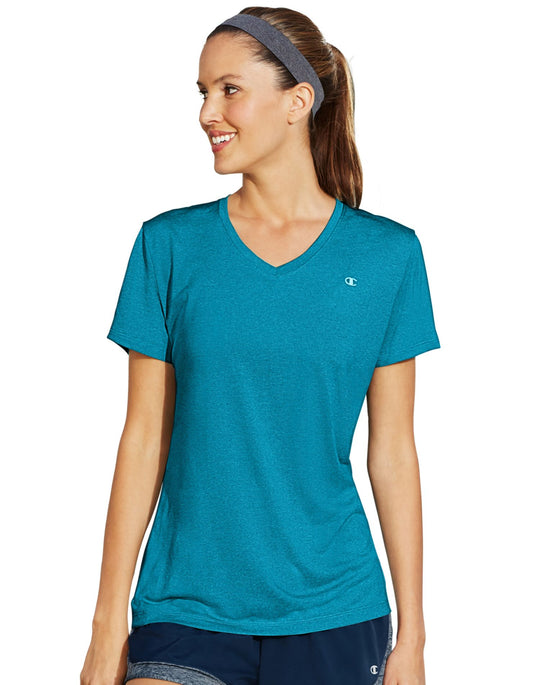 Champion Vapor® Women`s Stripe V-Neck Tee