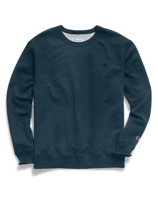 Champion Men`s Powerblend Fleece Pullover Crew