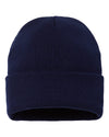 Sportsman Sherpa Lined 12 Knit, One Size, Navy