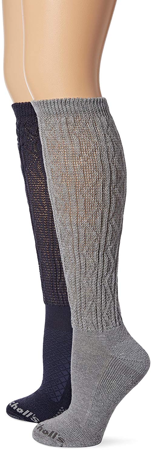 Dr. Scholls Womens Diabetes and Circulatory Advanced Relief 2-Pair Knee High Socks