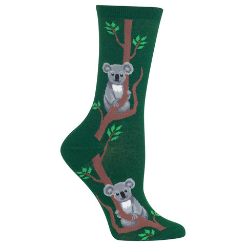 Hot Sox Womens Climbing Koala Crew Socks