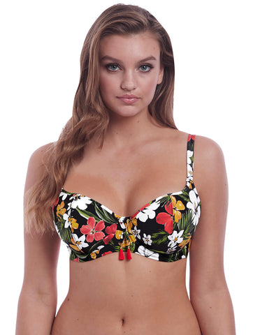 Freya Womens Tiki Bar Underwire Sweetheart Padded Bikini Top