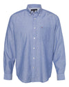 Tommy Hilfiger Mens Cotton Linen Long Sleeve Shirt - 13H1910, XL, Placid Blue