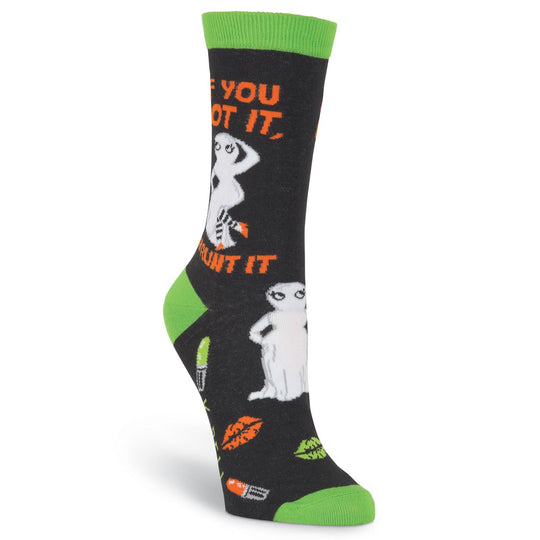 K. Bell Womens If You Got It Haunt It Crew Socks