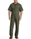 Dickies Mens Short Sleeve Poplin Coveralls