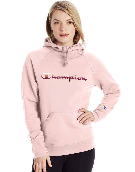 Champion Womens Powerblend Fleece Pullover Hoodie