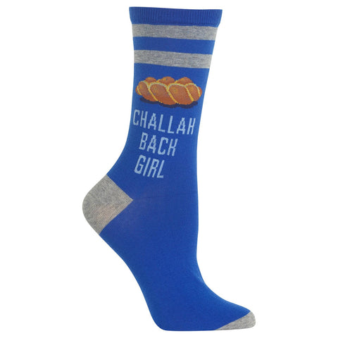 Hot Sox Womens Challah Back Girl Crew Socks