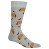 Hot Sox Mens Tacos Crew Socks