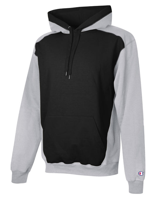 Champion Mens Double Dry Eco Colorblocked Fleece Hood