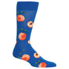Hot Sox Mens Peaches Crew Socks