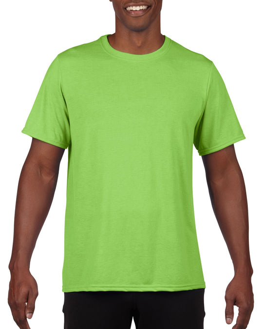 Gildan Mens Performance T-Shirt, XL, Lime