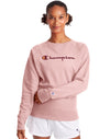 Champion Womens Powerblend Fleece Boyfriend Crew