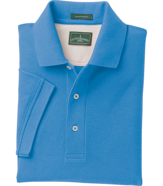 Outer Banks Mens Egyptian Diamond Knit Polo