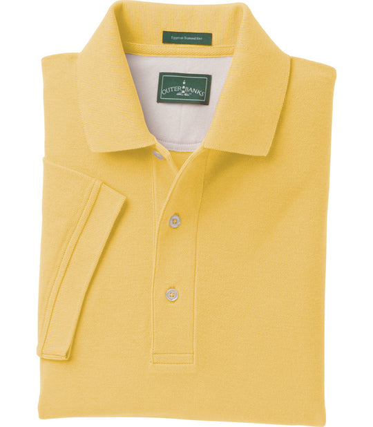 Outer Banks Mens Egyptian Diamond Knit Polo