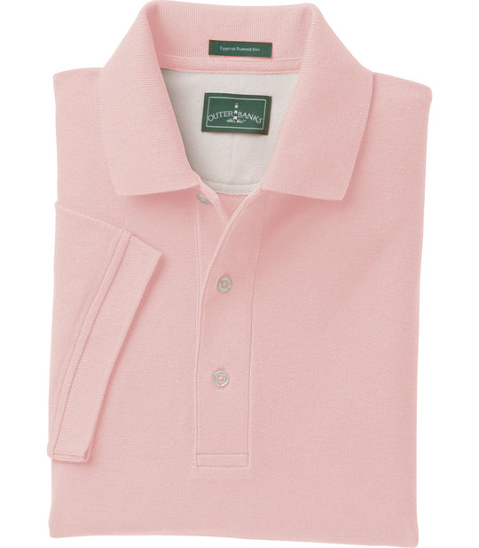Outer Banks Mens Egyptian Diamond Knit Polo