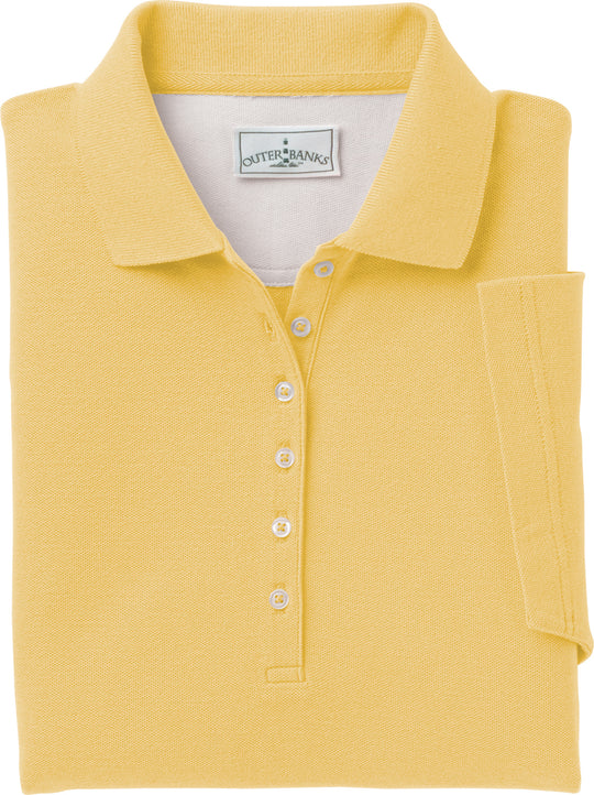Outer Banks Womens Egyptian Diamond Knit Polo