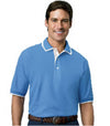 Outer Banks Mens Egyptian Diamond Knit Intarsia Polo