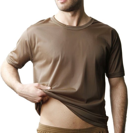 Players Mens Nylon Tricot Crew Neck Tee