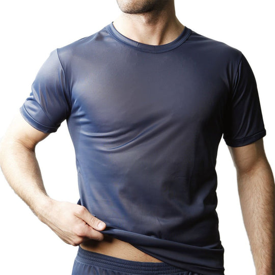 Players Mens Nylon Tricot Crew Neck Tee