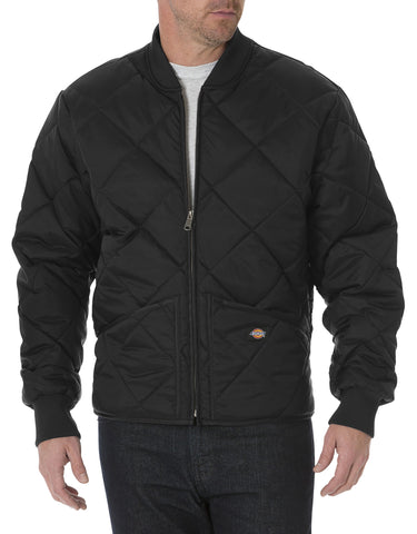 Dickies Mens Water Resistant Diamond Quilted Nylon Jacket