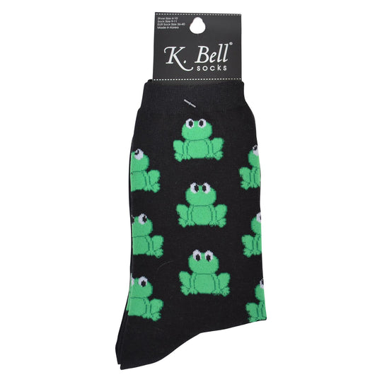 K. Bell Womens Cotton Blend Novelty Crew Socks