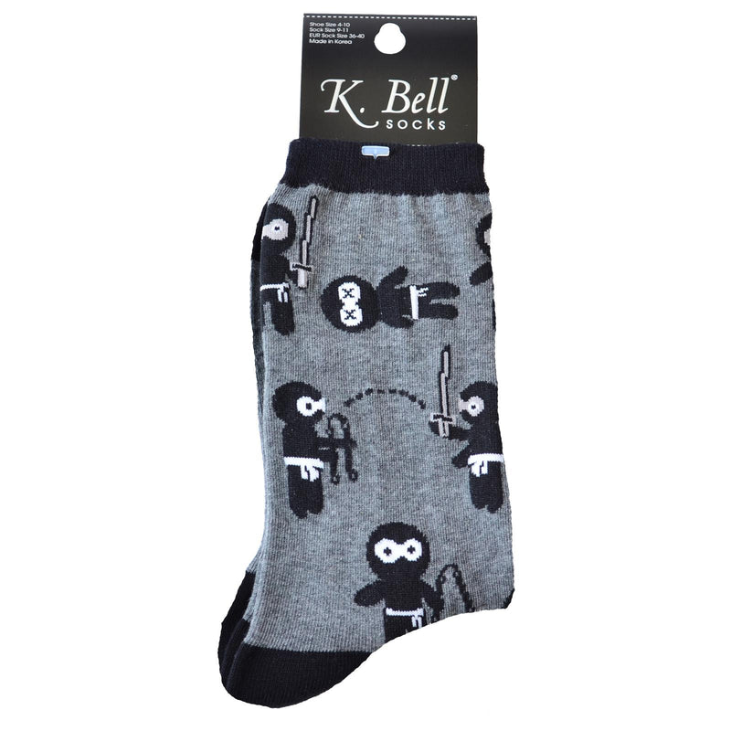 K. Bell Womens Ninjas Crew Socks