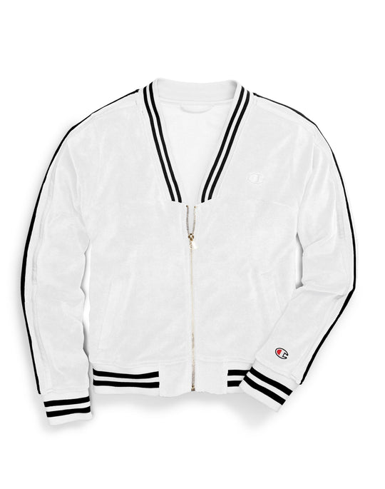 Champion Life Womens Terry Warm Up Jacket