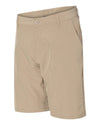 Burnside Hybrid Stretch Shorts, 40, Khaki Heather