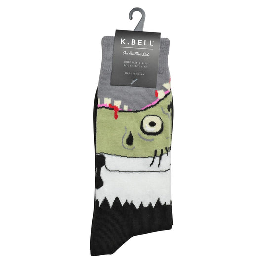 K. Bell Men`s Crew Socks - Extended Sizes Available