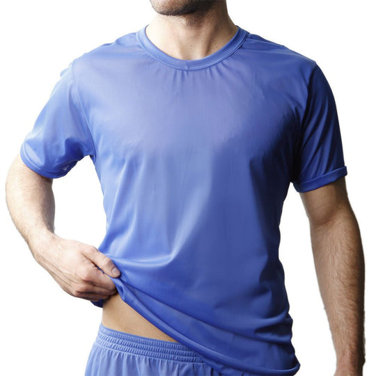 Players Mens Nylon Tricot Crew Neck Tee