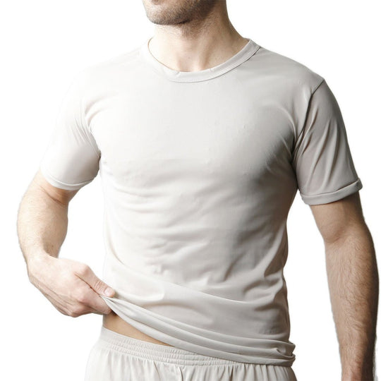 Players Mens Nylon Tricot Crew Neck Tee