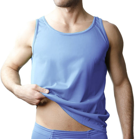 Players Mens Tricot Nylon Athletic Tank Shirt