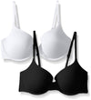 Vassarette Women`s 2-Pack Convertible T-Shirt Bra