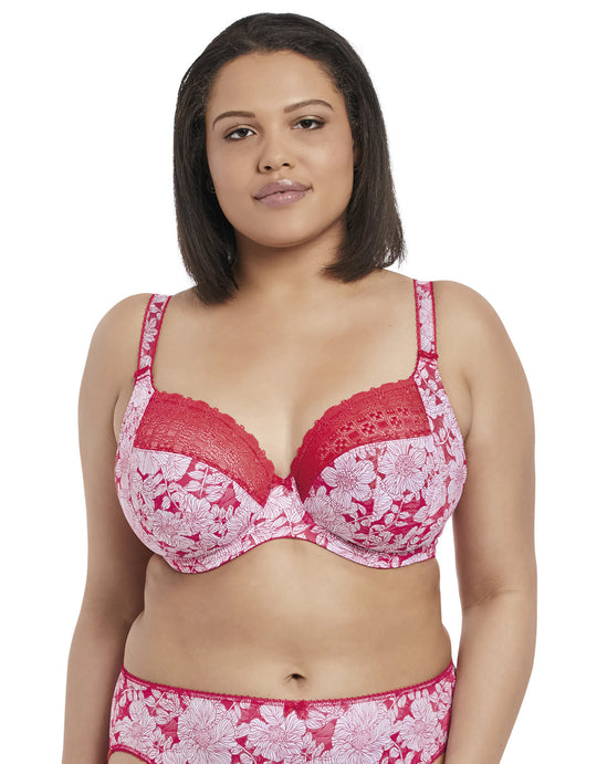 Elomi Womens Kim Banded Stretch Underwire Plunge Bra