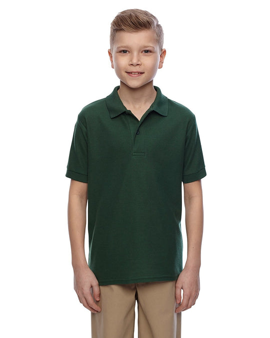 Jerzees Youth Easy Care Welt Knit Collar Short Sleeve Pique Polo Shirt
