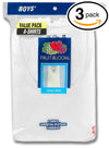 Fruit of the Loom Boys` 3-Pack White A-Shirt