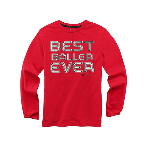 Champion Boys` Hangdown T-Shirt