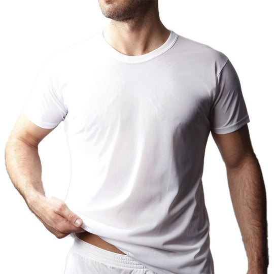 Players Mens Nylon Tricot Crew Neck Tee