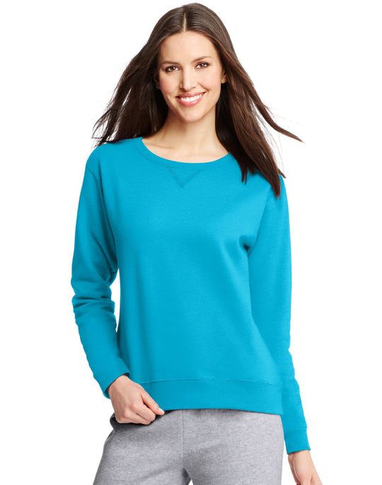 Hanes Women`s ComfortSoft EcoSmart Crewneck Sweatshirt