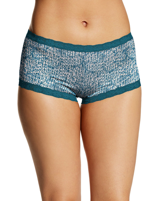 Maidenform Women`s Microfiber and Lace Boyshort
