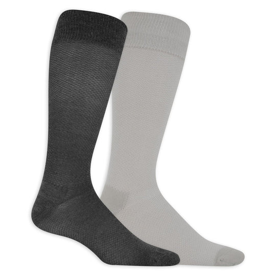 Dr. Scholls Mens American Lifestyle Collection Texture Crew Socks 2 Pair